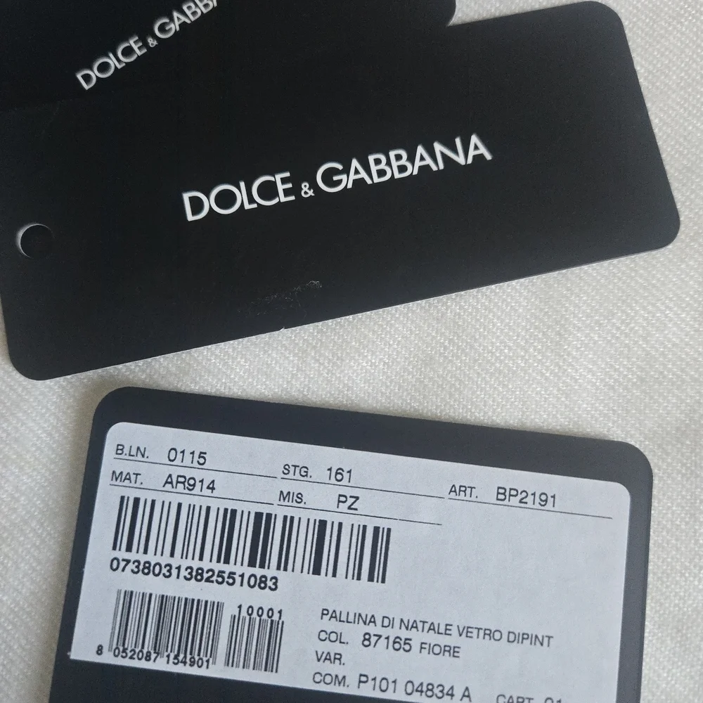 Dolce & Gabbana Multicolor Decorative Holiday Ornament